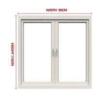 Màn chống muỗi mùa hè mới, thiết kế khóa kéo đôi màu trắng, màn cửa sổ tự dính cho phòng ngủ, ban công, dễ dàng lắp đặt. - trắng - Xem 96