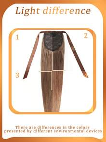 Ribbon Ponytail Clips-In Horsetail Natural Straight Ponytail Extensions Human Hair Hairpieces Brazilian Human Remy Hair Extensions Natural Straight Tails #6 - S6 - View 6