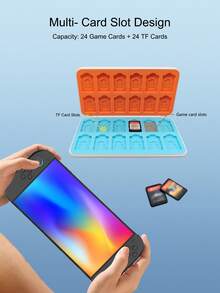 24-In-1 Magnetic Game Card Case Compatible With Nintendo Switch 2 (2025), Switch OLED, Switch, Switch Lite, Convenient Carrying, Protective, Anti-Fall, Anti-Dust - View 2