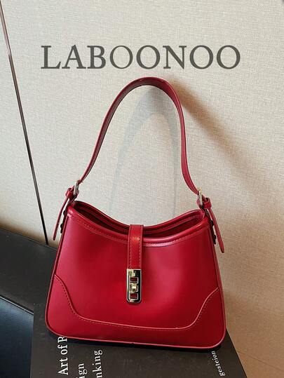 Bolso de hombro creciente minimalista y de moda de alta calidad para mujeres