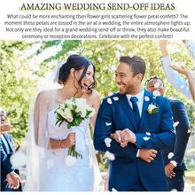 AIOMOB 50 Pcs Wedding Confetti Bags Throw Some Love Petal Toss Packets Glassine Flower Petal Packets For Wedding Send Off, Exit, Tosses - default - 查看 3