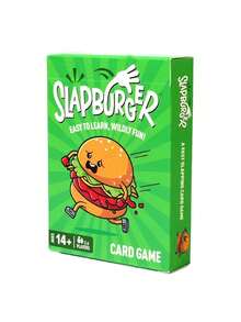 1pc Slapburger Fast-Paced Slapping Card Game | Family Party Board Game | For 2-6 Players, Ages 14+ | Burger Themed Fun Interactive Tabletop Game - Green - View 2
