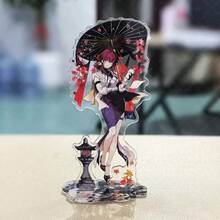 Anime Guceng Collab Kimetsu No Yaiba Kafe Kafe High-Quality Acrylic Desktop Decor Standee, Small Gift - Multicolor - View 4