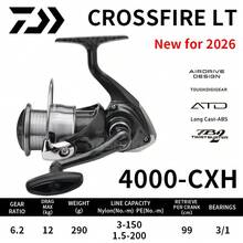 DAIWA CROSSFIRE LT 旋转式渔线轮 1000-6000 ABS 金属线轴 5-12KG 强力硬式渔线轮 轻巧坚固的机身 - 金色 - 查看 18