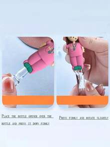1pc Ampoule Opener Keychain, Syringe Shaped Cutter, Nurse/Doctor Ampoule Opening Assist Tool, Bottle Breaker - Can Be Used As A Keychain, Backpack Charm, Car Keychain, Bag Accessory Or Decoration. Suitable For Various Bags, Cameras, Headphones, Keychains, Handbags, Tote Bags, Crossbody Bags, Women's Shoulder Bags, As Well As Women's Wallets And Purses, Mother's Day Gift - Multicolor - View 7