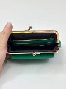 Ví ngắn nữ INS họa tiết vải thiều mới, ví đựng tiền xu và thẻ dễ thương cho nữ, ví mini, ví nhỏ, ví dễ thương, ví đựng tiền xu, ví đựng tiền du lịch, ví mùa hè, quà tặng lễ hội, quà tốt nghiệp, quà tặng tri ân giáo viên, quà sinh nhật, quà tặng mẹ, quà Ngày của Mẹ - màu xanh lá - Xem 6