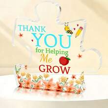 1 tấm bảng acrylic ghép hình trong suốt, quà tặng Ngày Nhà giáo, quà cảm ơn, quà Ngày của Mẹ, quà Ngày của Cha, quà tặng cho người thầy/cô tuyệt vời nhất, quà tốt nghiệp cho giáo viên, quà tri ân sinh nhật, quà Lễ Tạ ơn, đồ trang trí nghệ thuật sáng tạo cho bàn làm việc tại nhà, văn phòng, lớp học, nhà cửa. - A - Xem 8