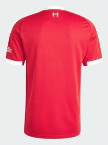 Adidas Áo thi đấu thể thao nam mùa giải 25/26, phiên bản dành cho người hâm mộ Liverpool FC, áo bóng đá tay ngắn nhanh khô JV6423 - Đỏ - Xem 4