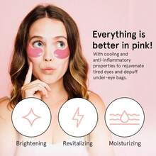 12 Pcs Hydrating Collagen Gel Eye Patches | Brightening Under Eye Gels For Tired-Look & Moisture Boost,To Reduce Dark Circles, Eye Puffiness, Eye Bags, Wrinkles, Gel Eye Masks - Gold - View 5