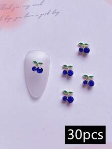 Bộ 10/30 miếng trang trí nghệ thuật, thiết kế hoa anh đào mùa xuân/hè, miếng dán móng tay hình hoa anh đào mini bằng kim loại, trang sức móng tay phong cách Y2K, trang trí DIY 3D thanh lịch kiểu Nhật Bản, trang trí móng tay hình trái tim cho móng ngắn, phù hợp cho nữ giới, dụng cụ làm móng, trang sức móng tay, đá trang trí móng tay. - Nhiều màu - Xem 9
