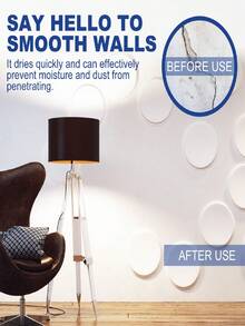 JUE FISH 墙面修补膏，家用墙面填料，裂缝修补，霉菌清除，墙面翻新 - A - 查看 4