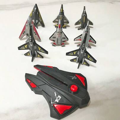 Children's Fighter Jet Launcher Toy, Airplane Shooting, Suitable For 3-6 Years Old Kids, Manual Launcher For Outdoor Leisure Games, Halloween & Christmas Gift
