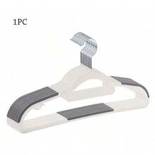 10 piezas de perchas antideslizantes, perchas duraderas y de alta resistencia para secar y organizar la ropa en el hogar, adecuadas para el dormitorio, el baño y el hogar - Multicolor - Ver 12