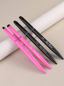 4/2/1 Pcs French Manicure Brush Set, 3-In-1 Nail Brush For Gel And Acrylic Nails - Nylon Bristles, Precise Cleaning And Nail Polish Application, Salon Manicure Accessories, Nail Art Tools - Multicolor - View 16