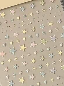 1 pieza Protector de lente de vidrio templado con diseño creativo de flor y estrella de dibujos animados, película de vidrio templado adhesiva compatible con iPhone 11 Pro Max/12 Pro Max/13 Pro Max/14 Pro Max/15 Pro Max/16 Pro Max/17 Pro Max, regalo de primavera para fiesta de cumpleaños - Multicolor - Ver 7