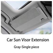 1pc Car Sun Visor Extension, Car Anti-Glare Sun Visor Extension, Suitable For Driver And Passenger, Universal Car Interior Accessory, Car Sun Visor With Buckle Closure - A - View 8