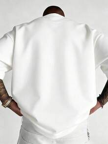 Astronaut Skull Hellstars Adventure Y2K Graphic T-Shirt, 220g 100% Cotton, Round Neck Short Sleeve, White Streetwear Essential For Summer Going Out, Unisex Style - White - View 2