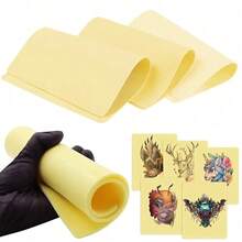 Silicone Fake Skin For Tattoo Practice, Double-Sided, Suitable For Permanent Makeup Training, Tattoo Accessories - Multicolor - View 1