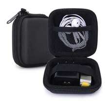 Portable Headphone Storage Bag, Data Cable Organizer, Multifunctional Case For Digital Devices, Protective U Disk Case For Charger - Black - View 6