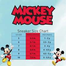 Disney Mickey Mouse Slip On Canvas Sneakers Toddler Boys' Casual Wear Play Ready Comfort Fit (Toddler Sizes 5-10/ Little Kids Sizes 11-12) - 紅色 - 查看 8