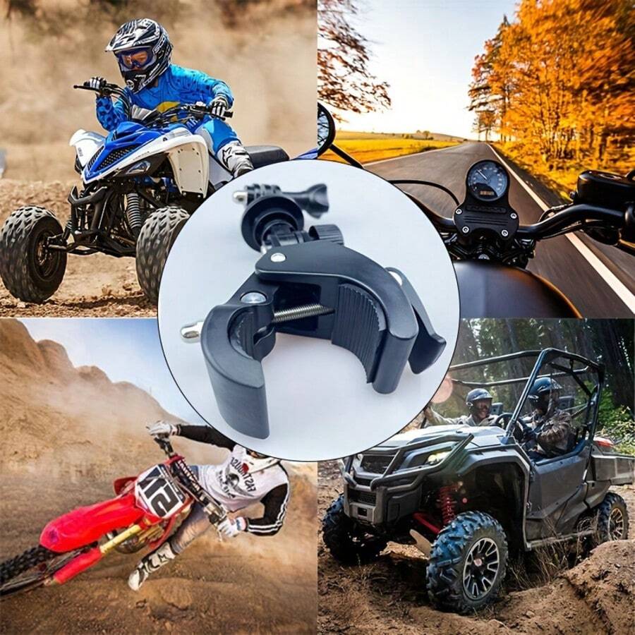 Sports Camera Accessories, Phone Clip Holder Mount, Suitable For Motorcycle And Bicycle, Compatible With Insta360 Handle Bracket