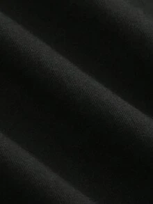 Camiseta de manga corta para hombre, estilo casual deportivo, diseño moderno con estampado 2D, elástica y cómoda, adecuada para deportes, viajes y uso diario casual - corte regular, cuello redondo, tejido de punto, camiseta estampada, camisa de ajuste cómodo, camiseta de manga corta estampada para hombre. - Negro - Ver 4