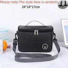 1pc/2pcs Kitchen Storage & Travel Food Container, Square Bento Box Bag Insulated Lunch Bag, Picnic Bag, Bento Box Tote Bag, Pouch-In-Pouch, Reusable Insulated Lunch Bag, Bento Bag, Bento Box Tote - Multicolor - View 25