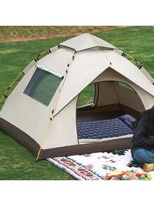 节省空间可折叠充气露营徒步防潮气垫床 - 内置气泵，方便充气；采用耐用防刺穿材料。专为男女旅行者和独自探险者设计，功能先进。是旅游旺季海滩度假和森林露营的理想之选。确保舒适睡眠的必备装备。 - A - 查看 3