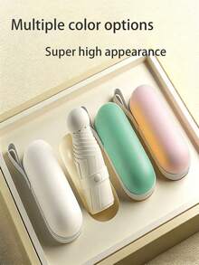 Women's Mini Portable Umbrella - Compact UV Protection Umbrella, Lightweight Foldable Design, Suitable For Handbag, Car, And Backpack, Outdoor, Garden, Travel Essentials, Portable Essentials, Beach Essentials, Graduation Season, Commencement, Graduation Ceremony, Graduation Gift, Graduation Present, Graduation Gift, Graduation Present, Congrats Grad, Congratulations Graduate, Valedictorian, Finish School, Graduation Party, Outdoor Essentials, Travel Portable, Hiking Essentials, Camping Essentials, Portable Tools, Summer Essentials, Summer Portable,Umbrella / Compact Umbrella / Travel Umbrella / Windproof Umbrella / Folding Umbrella / Rain Umbrella / Automatic Umbrella / Uv Umbrella / Sun Umbrella / Paraguas / Guarda-Chuva - random Color (without Bag) - View 5
