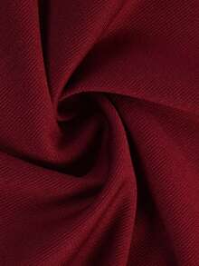 Elegant Burgundy Bodycon Mini Dress - Women's Spring Summer Sleeveless Boat Neck Ruched Wrap Hem Stretchy Slim Fit Dress For Party Vacation Wedding Graduation Easter - Burgundy - View 9