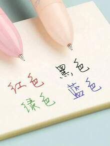 50/100/200 hojas de notas adhesivas transparentes y resistentes al agua para estudiantes, desprendibles, sencillas y reutilizables. - Multicolor - Ver 6