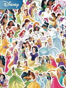 Disney 50 miếng dán hình hoạt hình nàng tiên cá Ariel tóc dài, hình vẽ tay sáng tạo để tự làm sổ lưu niệm, sổ tay, máy tính xách tay, ốp điện thoại, tủ lạnh, đàn guitar, ván trượt, bình nước, xe đạp, thớt, đồ trang trí, quà tặng ngày lễ, sinh nhật, tiệc tùng. - 50 cái - Xem 3