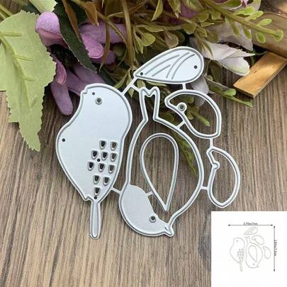Cute Bird Metal Cutting Dies, Suitable For Card Making, Embossing Paper, Die Cutting Sets, Scrapbooking, Template Printing And Storage Bags