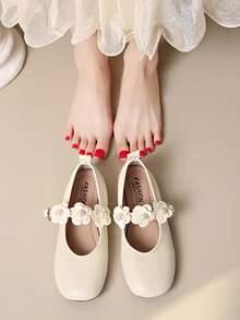 Women's Slip-On Loafers, Breathable Casual Shoes, Non-Fatiguing For Women, Spring/Autumn 2026 - Beige - View 3