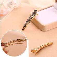 12 buc cleme de păr din cristal și perlă crocodil, accesorii de păr pentru femei și fete, vară, vacanță, călătorie - D-12 buc. Cleme de păr din aligator cu perle - Vizualizare 4