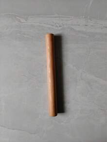 1 pieza Rodillo de amasar, rodillo de masa sólido antiadherente, herramienta de cocina, adecuado para vacaciones, bodas, cocina - Caqui - Ver 10