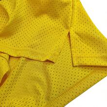 MEAN MACHINE 男士 14 号 90 年代《老友记》电影《新鲜王子妙事多》学院篮球球衣，字母刺绣街头风背心 - 黃色 - 查看 5