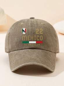 Gorra de béisbol para mujer con estampado de patrón mexicano, gorra de béisbol vintage lavada y desgastada, gorra casual ajustable con protección solar para exteriores - gorra de béisbol - Ver 6