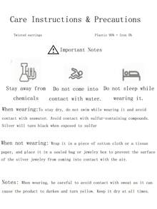 1 Pair Women's Minimalist Circular Twist Knot Earrings, Cute & Elegant For Weddings, Parties, And Daily Wear - Gold - View 6