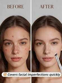 OEIEZ Cọ che khuyết điểm, cọ che khuyết điểm mắt, cọ trang điểm che khuyết điểm chính xác, cọ trộn kem nền dạng lỏng và che khuyết điểm, dụng cụ trang điểm mặt lông mềm - Nhiều màu - Xem 2