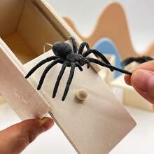 Scary Spider Jump Surprise Box – Realistic Prank Toy & Funny Gag Gift For Adults, April Fools Party Trick & Desk Accessories Decoration - Multicolor - View 9