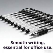 30支中性笔，黑色、蓝色、红色，书写流畅，不留痕迹，适合办公、学生、返校文具用品 - 歐標中性筆 - 查看 6