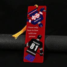 1pc "Ice Showdown" Themed Acrylic Bookmark - Ice Hockey CP Elements + Novel Reading Tag, Ideal For Sports BL Readers, Preferred Fans Merchandise - Multicolor - View 3