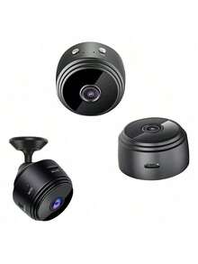 Cámara Mini WiFi HD 1080P Visión Nocturna Detección de Movimiento para Uso Doméstico - Negro - Ver 2