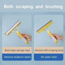 Multifunctional Three-In-One Glass Cleaner, With Spray Function, Hand-Held Window Tile Car Windshield Mirror Cleaning Tool, Suitable For Home And Bathroom Use, Spray Wiper Cleaning Brush, Handheld Bathroom Mirror, Window Glass Cleaning Tool - Multicolor - View 8