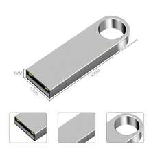 BIYETIMI 32GB/64GB/128GB 高速 USB2.0 U盘，适用于电脑和手机；迷你 U盘，16GB/32GB/64GB；USB 闪存盘，8GB/4GB - 查看 5