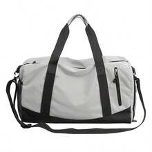 Large Capacity Waterproof Sports Gym Bag With Shoe Compartment, Adjustable Strap, Unisex - Multicolor - View 9