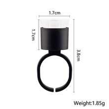 MyAoKuE-Up 50个纹身海绵颜料杯，纹身和眉环杯，微纹身颜料环海绵杯，易干防火花耐墨，半永久纹身工具 - 彩色 - 查看 8