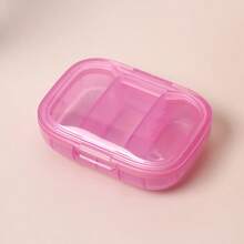 1 pieza Caja de píldoras mini - Ultra compacta, 3 compartimentos, a prueba de polvo, organizador de medicamentos, conveniente para uso diario - Diseño portátil y ligero, adecuado para viajes o el hogar - Multicolor - Ver 17