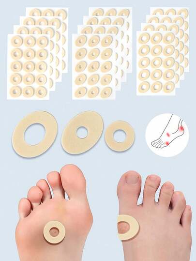 Toe Cushion Pads, Waterproof Self-Adhesive Callus Pads, Protect Feet, Heels And Toes From Friction, Relieve Shoe Pressure Pain, Corn Pads, Corn Plasters, Adhesive Pads, Blister Prevention Pads, Callus Pads, Wear-Resistant, Nail Care Tools, Foot And Hand Care